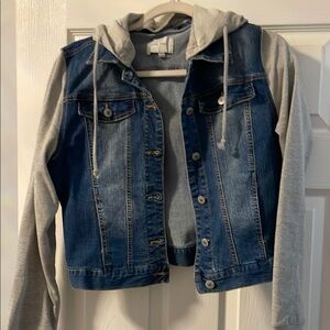 Kids Denim and Gray Jacket